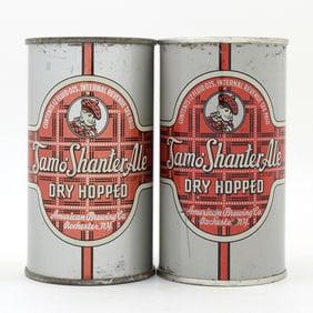 Tam O Shanter Ale Instructional Flat Tops GRAY AND SILVER Lot of 2