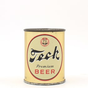 Tech Beer 8 Ounce Bank Lid Flat Top 242-20