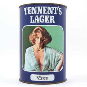 Tennents Lager 4 Pint Scottish Party Can RARE ERICA BIG ONE