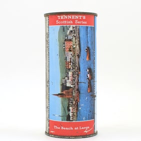Tennents Lager Scottish Series 16 Ounce Flat Top BEACH AT LARGS