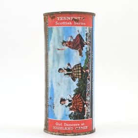 Tennents Lager Scottish Series 16 Ounce Flat Top GIRL DANCERS