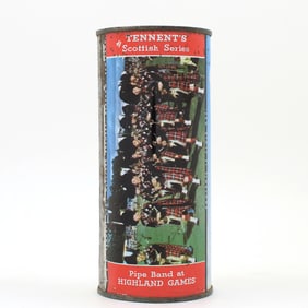 Tennents Lager Scottish Series 16 Ounce Flat Top PIPE BAND
