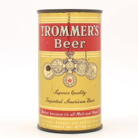 Trommers Beer Flat Top WITHDRAWN FREE 139-26