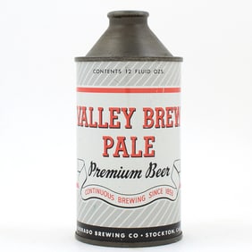 Valley Brew Pale Beer Cone Top NON-IRTP 188-12