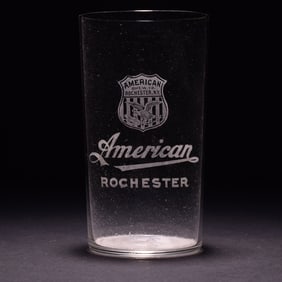 American Brewing Pre-Prohibition Etched Glass