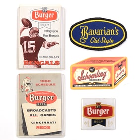 Assorted Brewers Lot of 5 Misc Items Including Sports Schedules