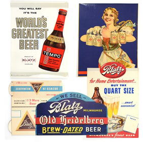 Blatz Beer Miscellaneous Items Lot of 5 Different