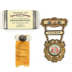 Cincinnati Union Related Beer Items Lot of 3 Different