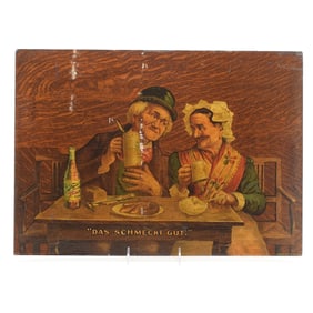 Fairmont Brewing Co Pre-Prohibition Wood Sign MINNESOTA