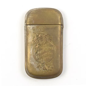 John Hauck Brewing Co Pre-Prohibition Match Safe