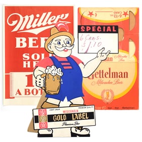 Wisconsin Breweries Misc Lot of 3 Different Items