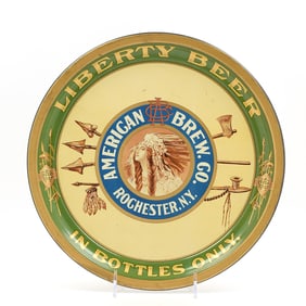 American Brewing Co Liberty Beer Pre-Prohibition Serving Tray EXCELLENT