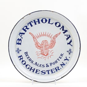 Bartholomay Pre-Prohibition Porcelain Serving Tray SCARCE CLEAN