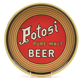 Potosi Beer 1940s Wisconsin Serving Tray