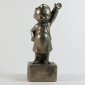 National Bohemian Mr. Boh Driver Award Metal Beer Statue 256 SCARCE