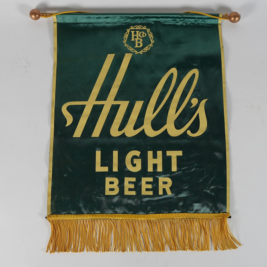Hulls Light Beer Banner RARE (1 of 2)