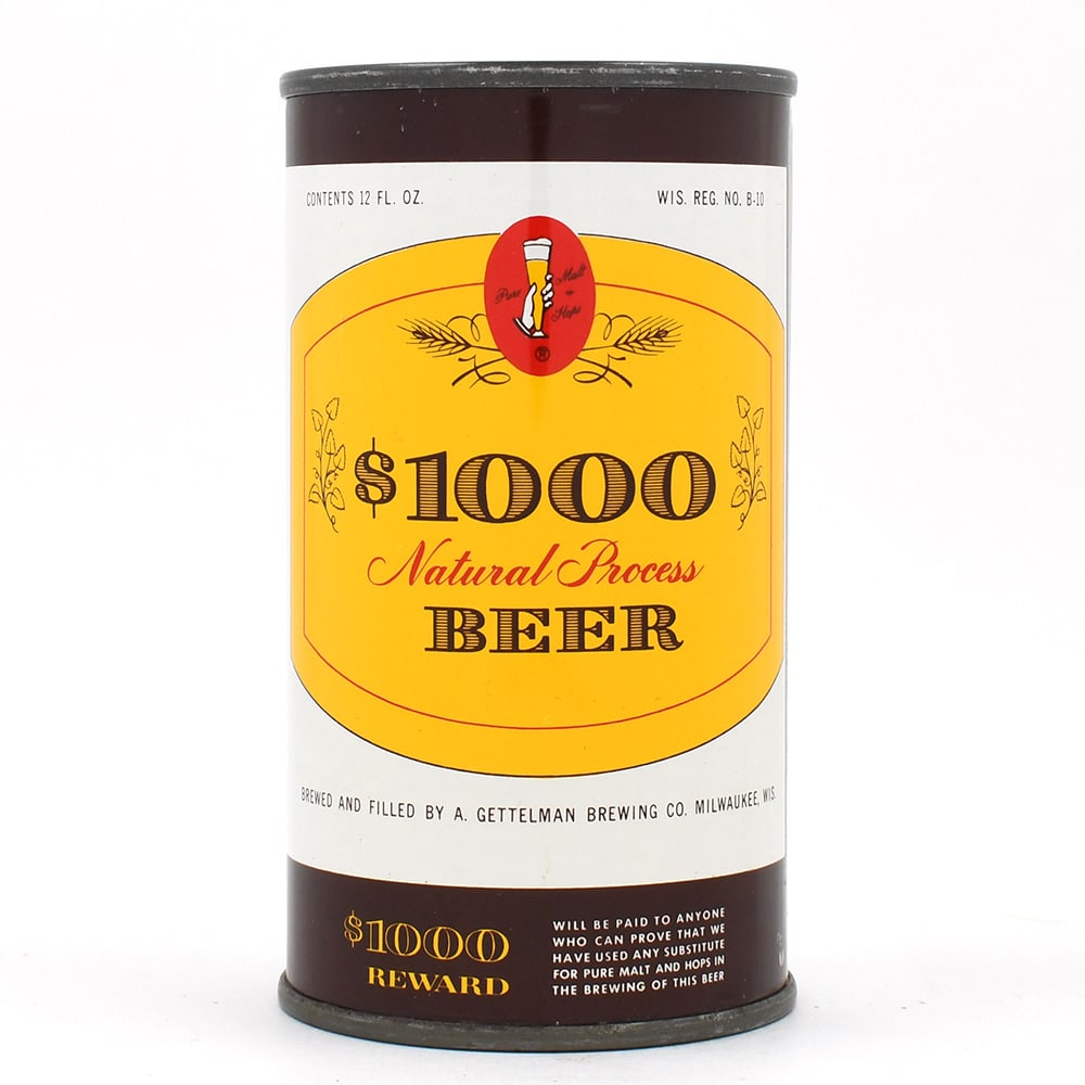 1000 Dollar Beer Flat Top 109-12