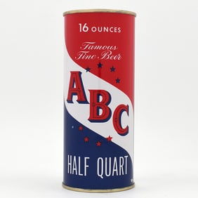 ABC Beer 16 Ounce Flat Top 16 OUNCES AT TOP 224-3