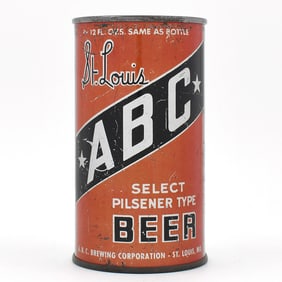 ABC Beer Instructional Flat Top THIN LETTER 28-8 USBCOI 4