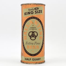 Ballantine Beer 16 Ounce Flat Top SCARCE CLEAN 224-20