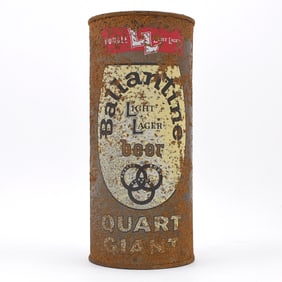 Ballantine Beer Quart Flat Top DOUBLE LL 237-4