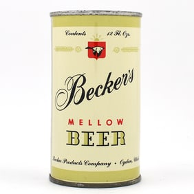 Beckers Beer Flat Top 12 OUNCE ENAMEL 35-28