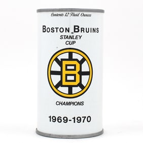 Black Label Beer 1969-70 Boston Bruins Commemorative Bank Lid Pull Tab 206-5