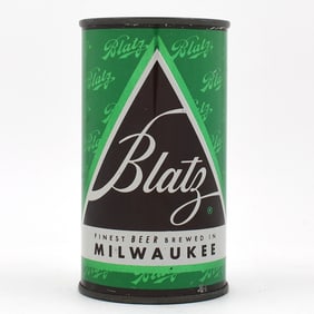 Blatz Beer Color Series Set Flat Top GREEN SCARCE CLEAN 39-13