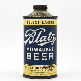 Blatz Beer Cone Top 153-10