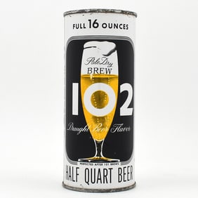 Brew 102 Beer 16 Ounce Flat Top 226-1