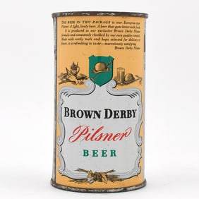 Brown Derby Beer Instructional Flat Top RAINIER 42-19 USBCOI 133