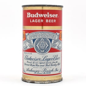 Budweiser Beer Flat Top BOTTLE ON SIDE 1 CITY ST LOUIS 44-5