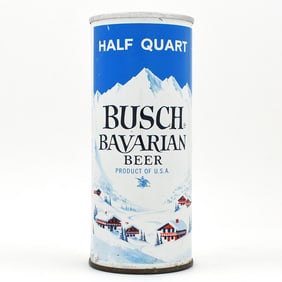 Busch Beer 16 Ounce Zip Top LOS ANGELES 145-9