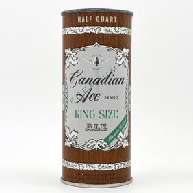 Canadian Ace Ale 16 Ounce Flat Top BOCK LID 227-20