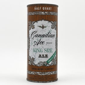 Canadian Ace Ale 16 Ounce Flat Top STRONG ALE LID 227-19