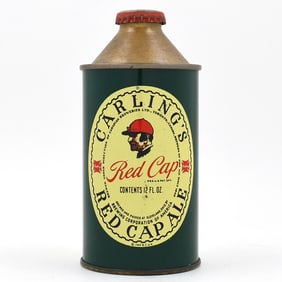 Carlings Red Cap Ale Cone Top NON-IRTP 156-28