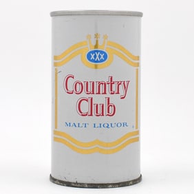 Country Club Malt Liquor Zip Top 57-22