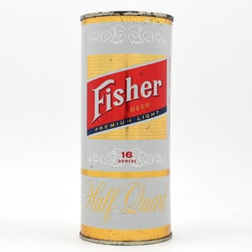 Fisher Beer 16 Ounce Flat Top GENERAL SAN FRANCISCO 229-18