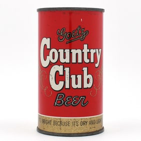 Goetz Country Club Beer Flat Top OVER 90 YEARS 51-32