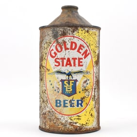 Golden State Beer Quart Cone Top 211-7