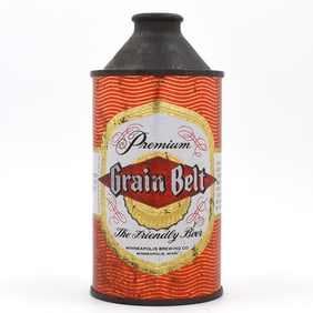 Grain Belt Beer Cone Top DNCMT 4 PERCENT NON-IRTP 167-14