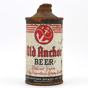 Old Anchor Beer Cone Top RARE 175-24