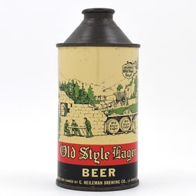 Old Style Beer Cone Top DNCMT 4 PERCENT 177-18