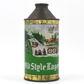 Old Style Beer Cone Top DNCMT 4 PERCENT NON-IRTP 177-30