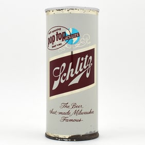 Schlitz Beer 16 Ounce Zip Top SAN FRANCISCO SCARCE 165-1