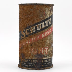Schultz Beer Flat Top RARE 132-5