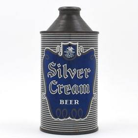 Silver Cream Beer Cone Top 185-18