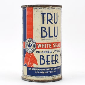 Tru Blu Beer Instructional Flat Top RARE ORANGE RIBBON USBCOI 813