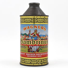 Wagners Gambrinus Beer Cone Top NON-IRTP OUTSTANDING 188-23