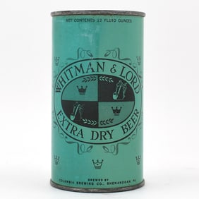 Whitman and Lord Beer Flat Top 145-20